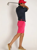 Bermudas Rosa Capote Tejido Técnico Hombre