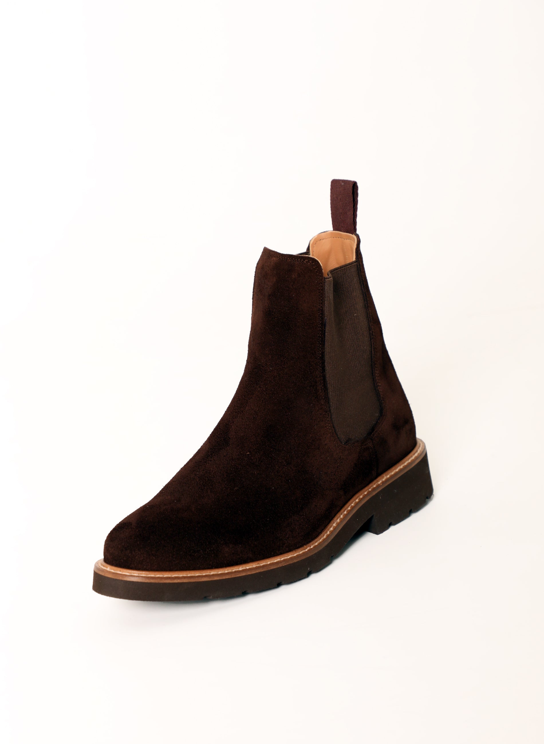 Botines ante marron online hombre