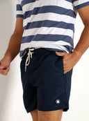 Bañador Azul Marino Liso Hombre