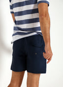Bañador Azul Marino Liso Hombre