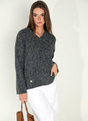 Pull Bicolore Femme 