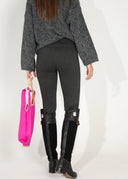 Legging Gris Marengo Punto Mujer