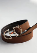 Cinturón Herradura Calada Mujer