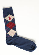 Calcetin Azules Rombos