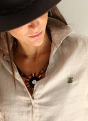 Vestido Lino Tierra Mujer