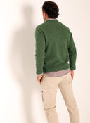 Jersey Hombre Cuello Caja Verde