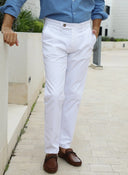 Pantalón Andaluz Blanco Hombre
