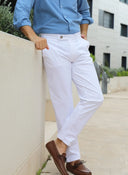 Pantalón Andaluz Blanco Hombre
