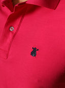 Men's Classic Forest Green Pink Cape Polo