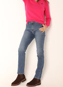 Pantalón Vaquero Tiro Alto Mujer