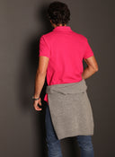 Men's Classic Forest Green Pink Cape Polo