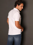 Polo Blanco Capote España Hombre