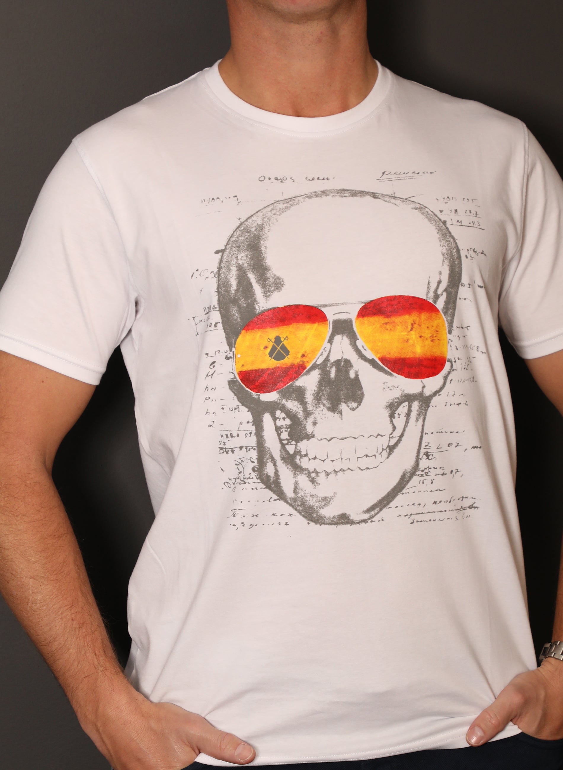 White Skull Spain Men's T-shirt