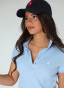 Polo Classic Celeste Mujer