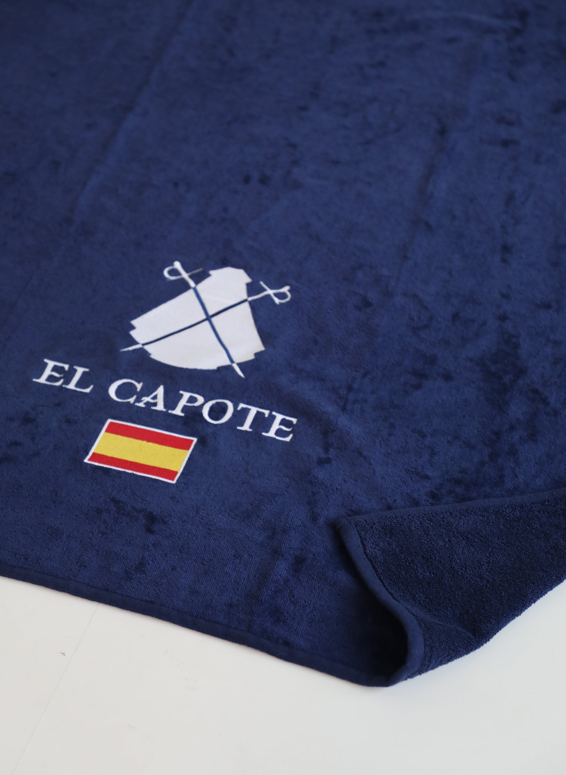西班牙藍色毛巾