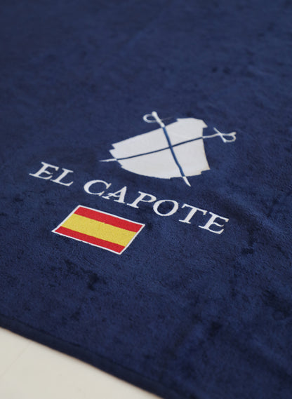 西班牙藍色毛巾