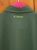 Polo Verde Liso Tejido Técnico Hombre