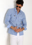 Guayabera Celeste Shibuya Hombre