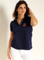 Polo Azul Clavel Capote Mujer