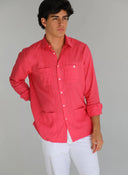 Guayabera Coral Shibuya Hombre
