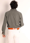 Camisa Franela Verde Kaki Cinta España Hombre