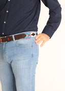 Denim Pants Logo Spain Man 