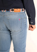 Denim Pants Logo Spain Man 