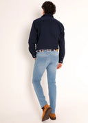 Denim Pants Logo Spain Man 