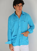 Guayabera Turquesa Shibuya Hombre