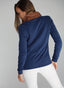 Polo Mujer Rugby Azul Cuello Pana