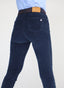 Pantalón Azul Micro Pana Mujer