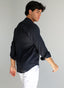 Polera Cuello Mao Azul Marino Shibuya Hombre