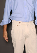 Pantalón Tipo Chino Beige Hombre