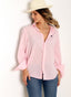 Camisa Rosa Palo Lino Oversize Mujer