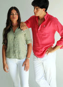 Polera Cuello Mao Coral Shibuya Hombre