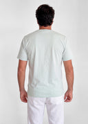 Camiseta Básica Verde Agua Hombre