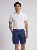 Bermudas Azul Marino Cargo Hombre