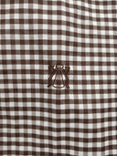 Camisa Rodeo Vichy Marrón Mujer