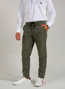 Pantalón Jogger Fino Kaki Hombre