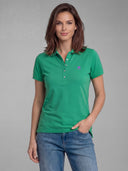 Polo Classic Verde Aguamarina Mujer