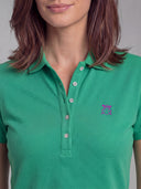 Polo Classic Verde Aguamarina Mujer