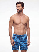 Bañador Azul Camuflaje Hombre
