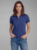 Polo Classic Azul Índigo Mujer