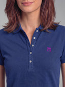 Polo Classic Azul Índigo Mujer