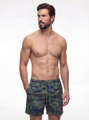 Bañador Verde Kaki Camuflaje Hombre