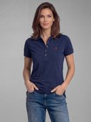 Polo Classic Azul Marino Mujer