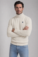 Jersey Cuello Alto Crudo Hombre