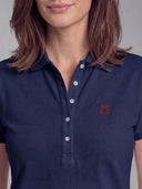 Polo Classic Azul Marino Mujer