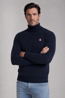 Jersey Cuello Alto Azul Hombre