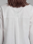 Women's White Openwork Blouse